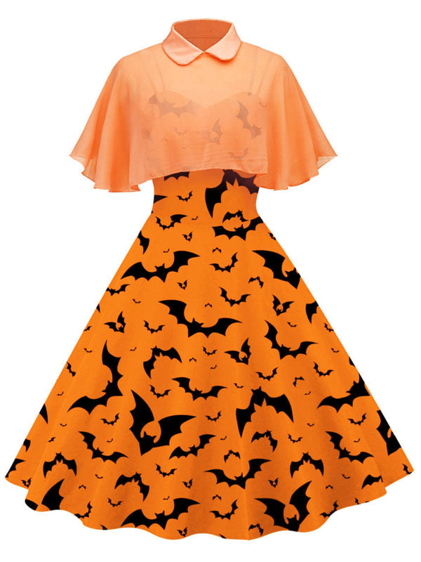 burnt orange swing dress Swing Dress - Burnt Orange