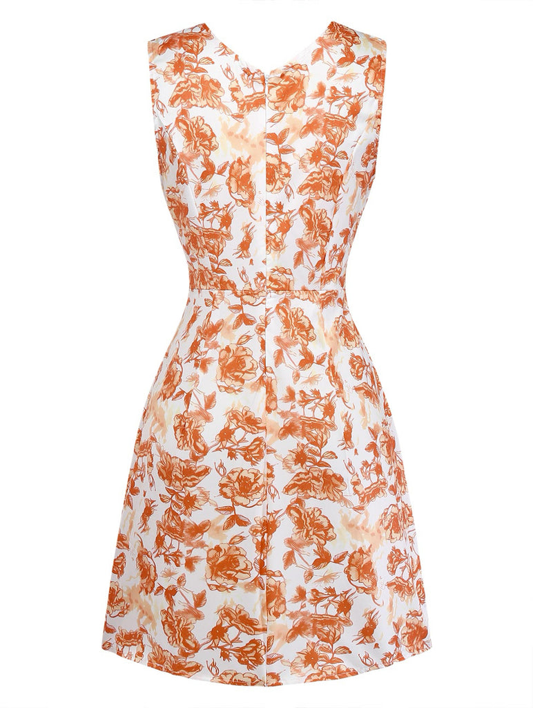 Yellow 1960s Vintage Retro Dress 2