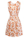 Yellow 1960s Vintage Retro Dress 2