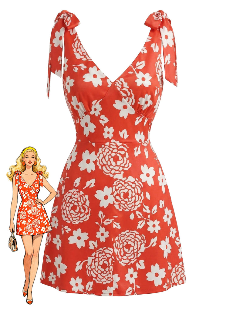 Orange 1970s Dress Dress