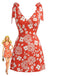 Orange 1970s Dress Dress