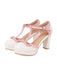 PU Leather Bow T-Strap High Heels — vintage style that transcends decades