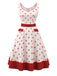 Pale 1950s Heart Sweetheart Neck | 1950s | vintage dress, retro fashion