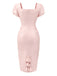 Pale 1960s Heart Puff Pencil | 1960s | vintage dress, retro fashion