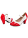 Patent Leather Colorblock Mary Janes Chunky Heel Shoes, vintage shoes, retro heels - perfect for women who love vintage and retro fashion