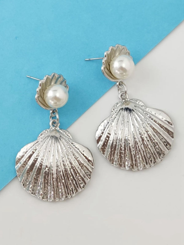 Shell Earr White Pearl Shell Earrings | Retro Stage