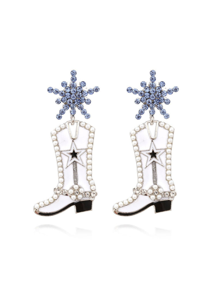 Star Cowboy Boot Earrings: vintage detail work for the woman who notices