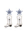 Star Cowboy Boot Earrings: vintage detail work for the woman who notices
