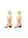 This Star Cowboy Boot Earrings carries vintage stories waiting to be told