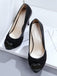Peep Toe Knot Stiletto High Heels - vintage shoes, retro heels