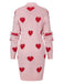 1930s Heart Long Knitted Cardigan | 1930s | vintage fashion, retro style