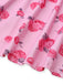 Pink 1930s Rose Cowl Neck Fishtail Dress - vintage dress, retro fashion