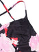 This Pink 1930s Spaghetti Strap Floral Mermaid Dress wraps her in 1930s elegance, one twirl at a time