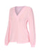 Pink 1930s V-Neck Lantern Sleeve Top, vintage top, retro blouse - perfect for women who love vintage and retro fashion
