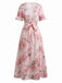 Pale Pink 1930s Vintage Retro Dress 3