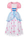 Pink 1940s Bo Peep Cosplay Puff Polka Dot Dress, vintage dress, retro fashion - perfect for women who love vintage and retro fashion