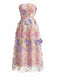 Pink 1940s Vintage Retro Dress 2