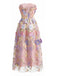 Pink 1940s Vintage Retro Dress 3