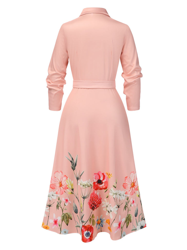 1940s Floral TieUp Blazer Dress | 1940s | vintage dress, retro fashion
