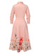 1940s Floral TieUp Blazer Dress | 1940s | vintage dress, retro fashion