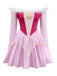 Pink 1940s Princess Off Shoulder Tulle Party Dress - vintage dress, retro fashion