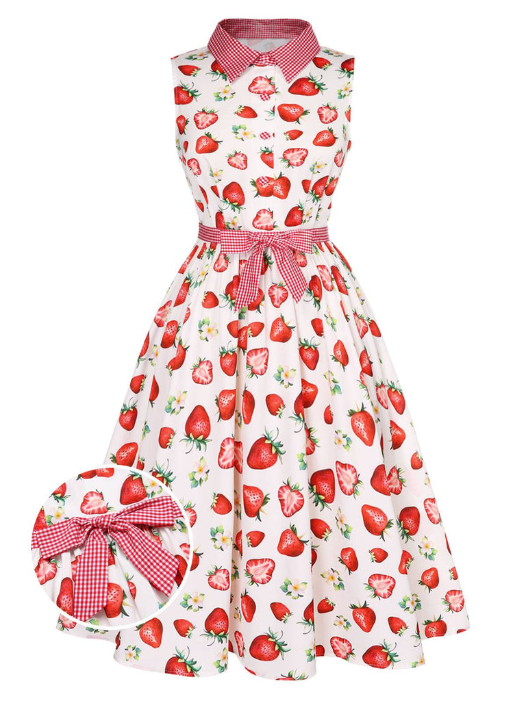 strapless open back dress Strawberry Blossom Dress main image 1