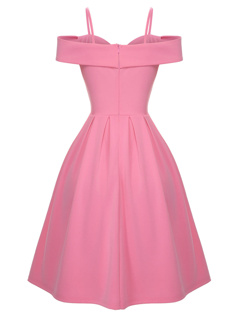 white christmas dresses Pre-Order - Vacation Dress in Vintage Blush Pink Roses main image 0