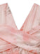 Dark Pink 1950s Vintage Retro Dress 3
