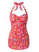 [Pre-Sale] Pink 1950s Print Swimsuit