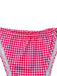 Peach Pink 1960s Plaid Bikini Set 4