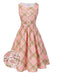 Pink 1950s Gingham Plaid Sleeveless Belted Dress - vintage dress, retro fashion, rockabilly
