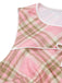 Pink 1950s Gingham Plaid Sleeveless Belted Dress - vintage dress, retro fashion, rockabilly