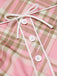 Pink 1950s Gingham Plaid Sleeveless Belted Dress - vintage dress, retro fashion, rockabilly