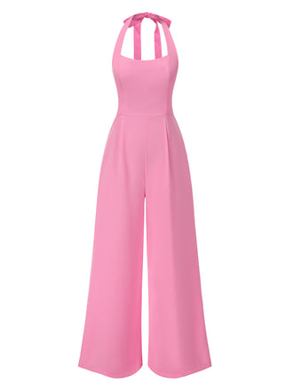 1950s Halter Solid Jumpsuit | 1950s | vintage romper, retro jumpsuit