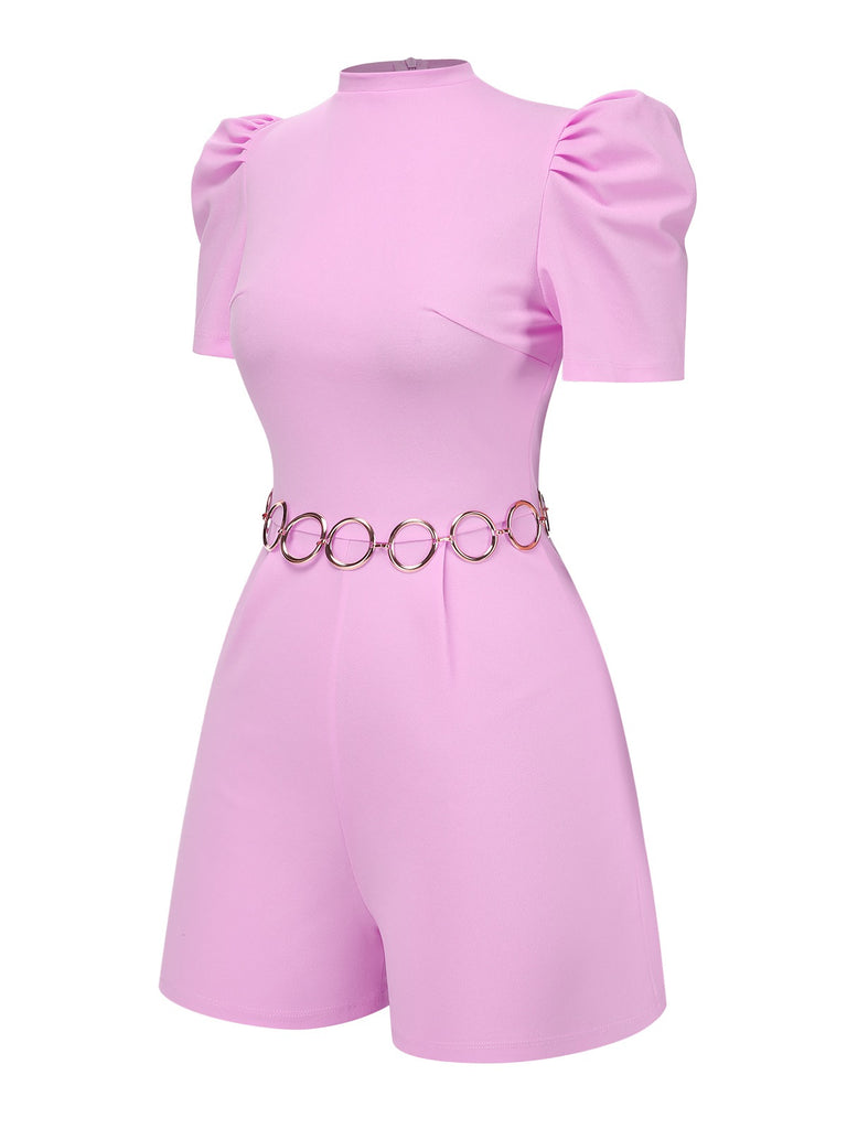 1950s Solid Puff Chain Belt | 1950s | vintage romper, retro jumpsuit