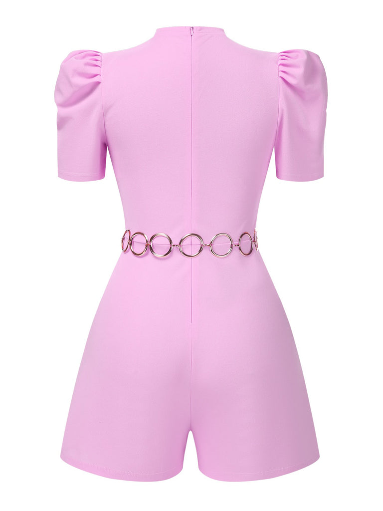 1950s Solid Puff Chain Belt | 1950s | vintage romper, retro jumpsuit