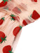 Pink 1950s Strawberry Mesh Swing Dress: where 1950s romance meets her modern spirit