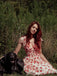 Pink 1950s Strawberry Mesh Swing Dress: timeless style reimagined