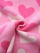 Pink 1950s Valentine's Day Heart Pearl Sweater - vintage fashion, retro style