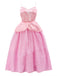 She slips into this Pink 1950s Wicked Spaghetti Mesh Patchwork Dress and suddenly it's a 1950s daydream