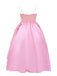 This Pink 1950s Wicked Spaghetti Mesh Patchwork Dress wraps her in 1950s elegance, one twirl at a time