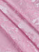 Pink 1960s Back Bow Jacquard Floral Dress: where 1960s romance meets her modern spirit