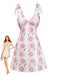 Pink 1960s Vintage Retro Dress