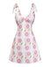 Pink 1960s Vintage Retro Dress 3