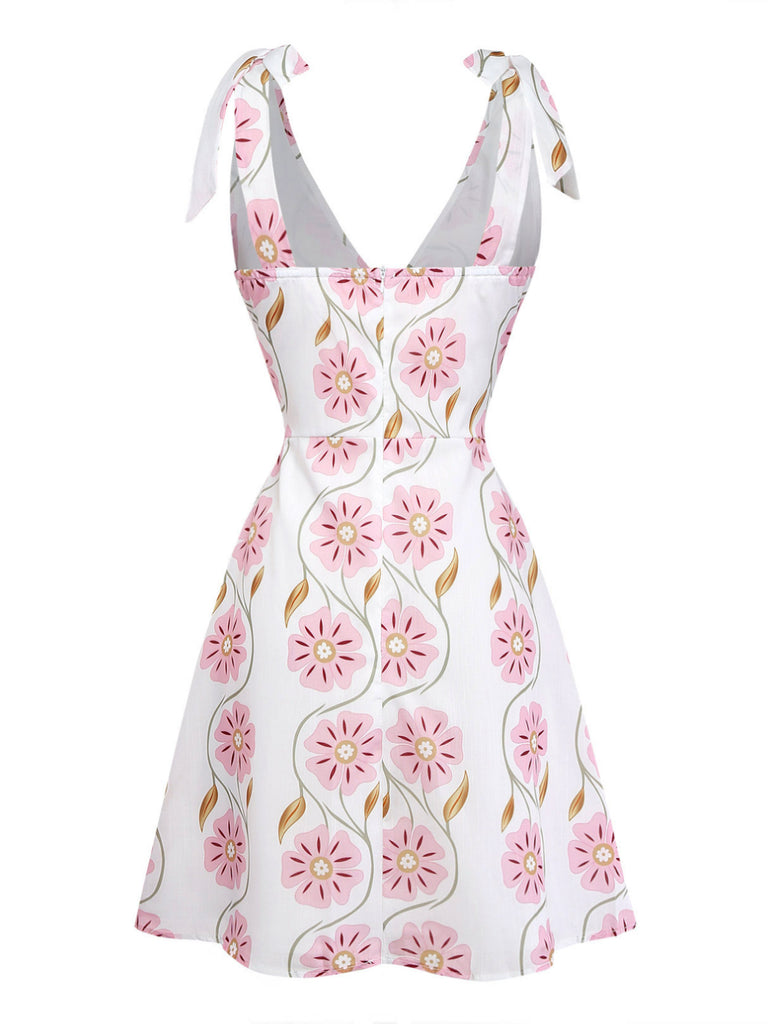 Pink 1960s Vintage Retro Dress 2