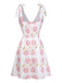 Pink 1960s Vintage Retro Dress 2