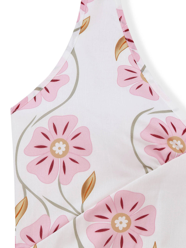 Pink 1960s Vintage Retro Dress 4