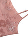 Pink 1960s Jacquard Satin Halter Bodycon Maxi Dress 4