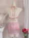 Pink 1960s Sequin Metallic Halter Two Piece Skirt Set, vintage skirt, retro style - perfect for women who love vintage and retro fashion