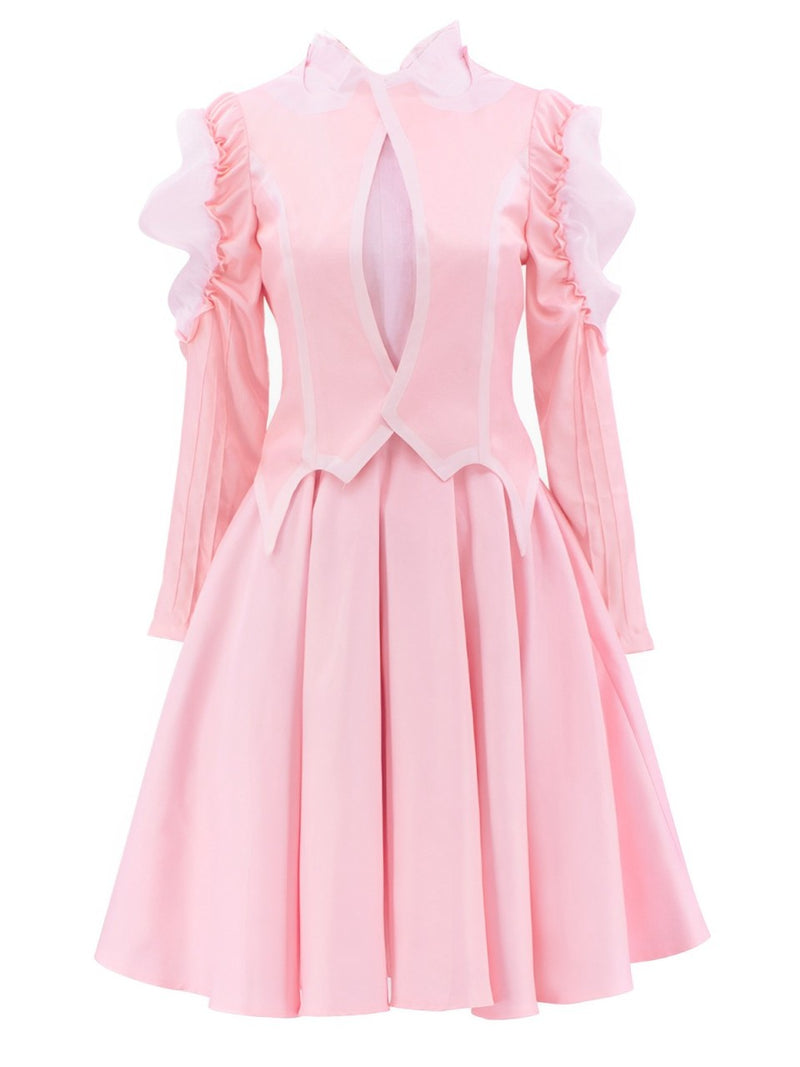 glinda's party dress Pink 1960s Wicked-Inspired Glinda Costume Set upload-09.30 Knee Length Package Content The 24 Best Cheap Black:Color Change(Please DM Or Email For the Color Card)